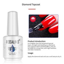 매니큐어탑코트 투명메니큐어 Rosalind 기능성 젤 트랜스퍼 네일 포일 스티커 접착제 트, Diamond Topcoat