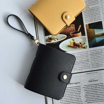 3공똑딱이커버 3공 다이어리 똑딱이 케이스 미니 수첩 커버 포토북_989889EA, 쿠팡 black