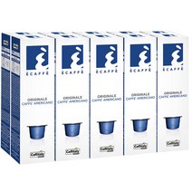 에카페 캡슐커피 오리지날레 100개-카피탈리시스템 전용 Ecaffe 100 Coffee Capsules Originale, 100개