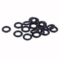 20x 블랙 고무 오일 씰 밀폐 된 O 링 가스켓 와셔 5 * 1 * 3mm, 5 * 1 * 3mm., 검정