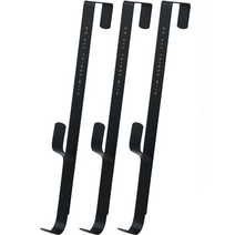 가방 모자 문옷걸이 2구 3pcs, 블랙