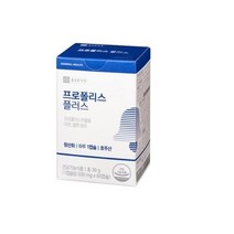 종근당건강 와일드비 프로폴리스 플러스 몸속염증제거 면역력높이는영양제 60캡슐, 8개, 00. 60캡슐