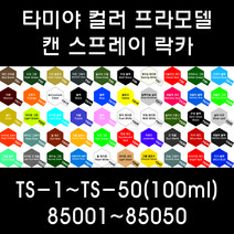 타미야 컬러 프라모델 캔 스프레이 락카 TS-1~TS-50(100ml) 85001~85050, 85021 TS-21 골드