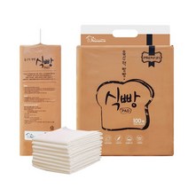 흡수력 빵빵 식빵패드 프리미엄 강아지패드 100매x4개 400매, 없음
