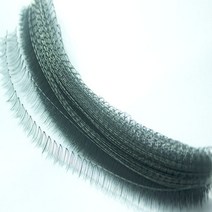 WOP 8~11mm 투명라인 [듀오뷰티] : 부분 포인트 자연스러운 끝갈이 연마 속눈썹, 10개, 투명라인 검정모 11mm
