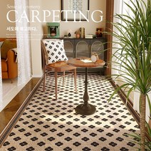 카펫 통로 베란다 발코니 매트 테라스 방수 가정집 복도 미국, 90*60cm, 웨스턴 앤티크 TPR 후리스 매트