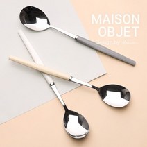 시에르 설렘 시에르 설렘 숟가락 2P, 화이트+그레이