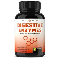 NutraChamps 뉴트라챔프 다이제스티브 엔자임 효소 180정