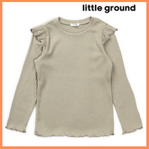 [리틀그라운드8] 룰라비(73A12-330-02)골지프릴티셔츠 아동티셔츠 여아 기본티 긴팔티 이너티 코디 선물