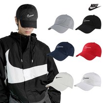 [나이키] 에센셜 헤리티지 86 스우시 남자 여성 볼캡 골프 모자 야구 등산 6종 택일, 모델명:943091-100] / 사이즈:MISC