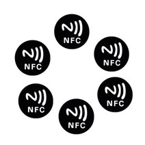 NFC 스티커 Ntag213 태그 NTAG 213 라벨 배지 6 개, 2080, 6개