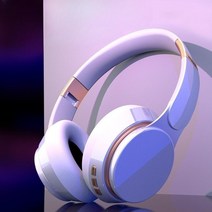 노이즈캔슬링헤드폰 블루투스 5.0 헤드폰 무선 헤드셋 소음 차단, 레드