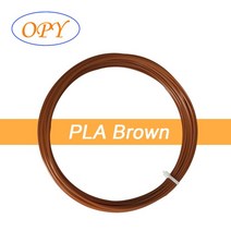 3d프린트필라멘트 필라멘트 3D 펜 PLA 1.75Mm 리필 플라스틱 실크 5 미터 대리석 빛나는 나무 골드 실버 구리 옐로우 블루 핑크 프린터 소재, [27] PLA Brown 5m