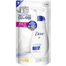유니레버 Dove (도브) 뷰티 모이스처 크리미 거품 클렌저 리필 140mL [세안폼], 단일
