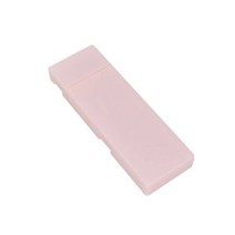 베리구즈 반투명 무지 플라스틱 심플 슬림 필통 사각 펜슬케이스_L사이즈 하드케이스, 핑크