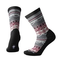 Smartwool 스마트울 여성의 눈부신 원더랜드 크루, Ash, Medium