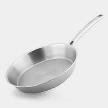 [세신퀸센스]샤이니 통3중 스텐레스 엠보 오일로드 후라이팬 28cm