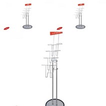 카다로그 스탠드 CDS-9-1S SILVER A4 4단 도서진열대 카탈로그거치대 신문꽂이