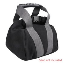 가정용샌드백 복싱샌드백 kettlebell 역도 훈련 샌드백 조정 가능한 소프트 캔버스 헤비 듀티 fillable 샌드 백 덤벨 홈 피트니스 장비, 검은색
