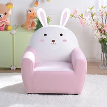 해외 어린이 1-7세소파 만화 소녀 공주 아기 일인용 소파 T56566 유아소파, 핑크토끼