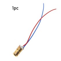 5/10pcs 레이저 다이오드 650nm 6mm 3/5V 5 백만 와트 가변 도트 모듈 레드 구리 헤드 목공 측정 도구, 01 1pcs_01 3V
