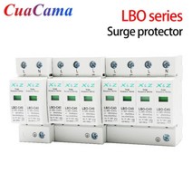 1Pcs AC SPD 서지 보호기 저전압 분배 2P 3P 4P LBO 가정용용 피뢰기 번개 보호 장치 스위치 모듈, [03] 4P AC, [01] 20-40KA275V