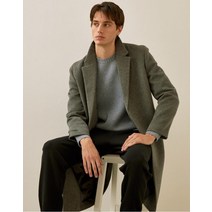 [21FW 마에스트로 남성]울 캐시미어뉴 체스터 메란지 그레이 코트-MACO1D903G2