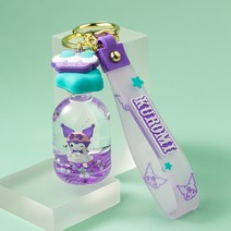 산리오 아크릴 키링 학생 가방 귀욤이 고리, 옵션4 쿠로미, 1개