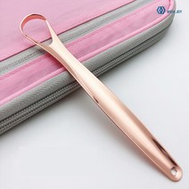 스테인리스 혀클리너 백태제거 (로즈골드), 1개