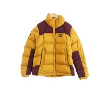 코오롱스포츠 머스타드 투톤 구스다운 패딩 여자 8520
