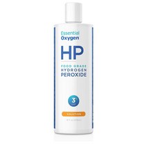 Essential Oxygen Food Grade Hydrogen 이센셜 악서전 천연 클리너 세척제 식품 등급 과산화수소 16 oz 454g 1팩