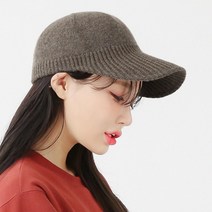 팸드님 울 야구캡 남녀공용 니트 야구모자