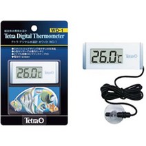 테트라 디지털 온도계 WD-1 화이트 수조 온도 측정, 1개