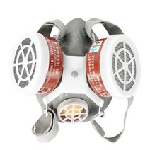 화재방독면 페인트 농약 가스 호흡기 마스크, 활성탄 4팩