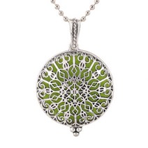 새로운 아로마 만화경 레트로 목걸이 골동품 로켓 펜던트 자기 향수 에센셜 오일 디퓨저 테라피 쥬얼리, 13 1Pcs