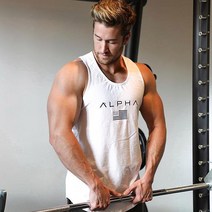 엔템 ALPHA 남자 헬스나시 남자짐웨어 헬스복