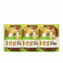 풀무원 반듯한식 산삼배양근 삼계탕 800g x 3봉, 3개