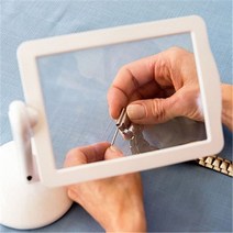 루페 루뻬360 Degrees Rotate Magnifier 3X Reading Full Page Magnifying Glass Handsfree Loupe Table La, 01 3X