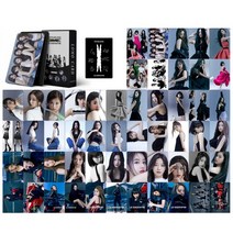 55 개/대 아이돌 leserafim Photocards Lomo ANTIFRAGILE 카드 ITZY IVE 레드 벨벳 Stayc 앨범 Photocard, [15] LESSERAFIM01
