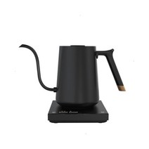 차량용커피포트 전기 캠핑 차박 TIMEMORE Store 물고기 스마트 커피 주전자 구즈넥 600-800ml 220V 주방용 플래시 열 온도 제어 냄비 가전 전자 강력한 편리한, Black thin 600ML