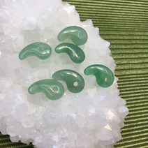 천연석 아벤츄린 곡옥 H9mm~ W 15mm~ 파워스톤 다량확보
