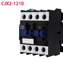 3상 모터 자기 접촉기 릴레이 12A P 극 1NO AC 24V 110V 220 볼트 380V 코일 CJX2-1210 35mm Din 레일 장착, 04 AC220V