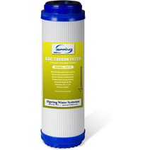 iSpring FG15 GAC Granular Activated Carbon Filter Water Filter RO Aquarium DI 6 4cm x 25cm, 한개옵션0