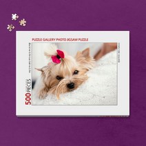 500피스 반려동물 사진 직소퍼즐 제작 (액자포함)사진퍼즐 퍼즐제작 제작 선물 사진 가족 여친 남친 생일 강아지 고양이 퍼즐 반려동물 간식, 09.우드블루, 액자 종류