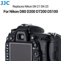 JJC 고무 DSLR 뷰파인더 아이피스 아이 컵 니콘 D7200 D750 D7100 D600 D300s D300 D90 D80 대체 DK-21 DK-23, [01] 1PCS, 01 1PCS