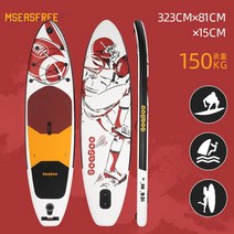 패들 공기주입식 서핑 수상레져 보트 보드 수상레저 공기, K 323*81*15cm