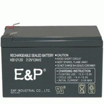 이앤피 E&P 연(납)축전지 KB12120 (12V 12AH)
