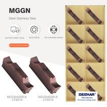 공구 DESKAR 100% MGGN150 MGGN200 MGGN250 MGGN300 MGGN400 MGGN500 R L JM LF6018 초경 인서트 그루 빙 CNC 선반 금속, [01] 10pcs(1 boxes), [06] MGGN500, [02] R LF6018