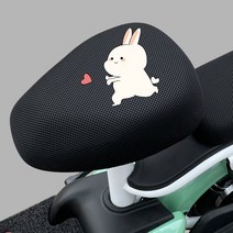 기타자전거용품 기타자전거용품 전동차 여름 씨트커버세트 전기자전거 방수 자외선차단 등받이덮개 열차단통기 인터넷 버스 시트커버, T09-원형헤드 앞좌석-토끼, 기본