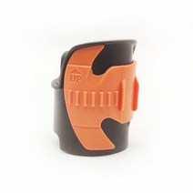 오토바이 자전거 앞 포크 충격 흡수기 45-55mm 먼지 스쿠터용 청소 도구, 01 주황색